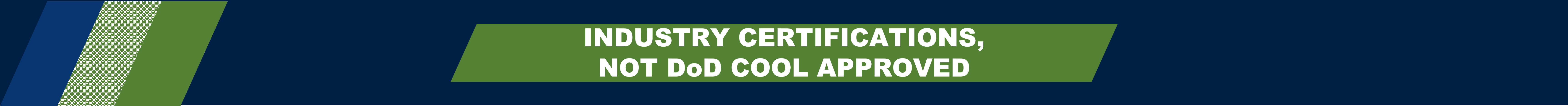 Industry Credentials